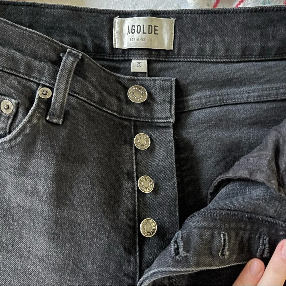 AGOLDE Nico High Rise Slim Jeans in Compilation - 25 - Picture 10 of 14